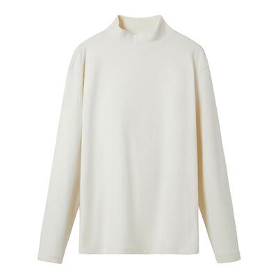 加厚双面磨绒工艺半高领打底衫