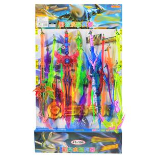 新品游戏周边水晶兵器模型塑料刀剑卡通吊板实物挂板小卖部玩具