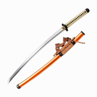 一体手工太刀武士刃居合道练习打刀龙泉刀剑收藏刀具防身刀未开刃