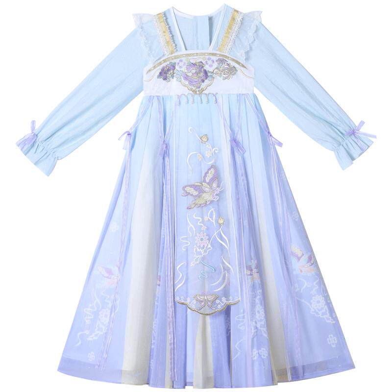 女童秋装新款汉服连衣裙