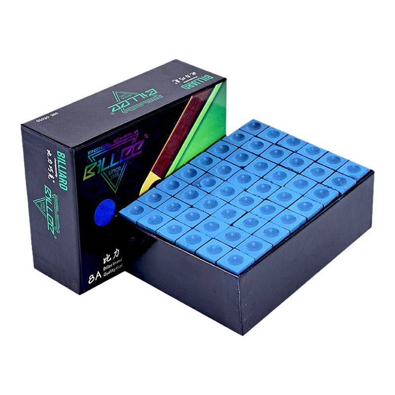 比力8A油性台球杆巧克粉大盒