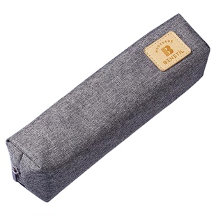 得力笔袋简约大容量笔袋学生牛津布铅笔袋ins小清新文具盒考试文具收纳袋初中男孩文具袋