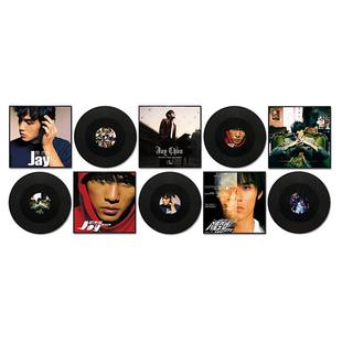 复古JAY周杰伦黑胶唱片海报餐厅样板房间酒吧乐器店背景墙装饰画