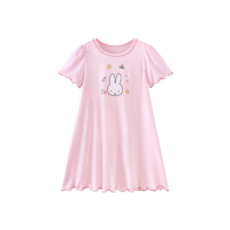 迷你巴拉巴拉女童睡裙棉弹透气