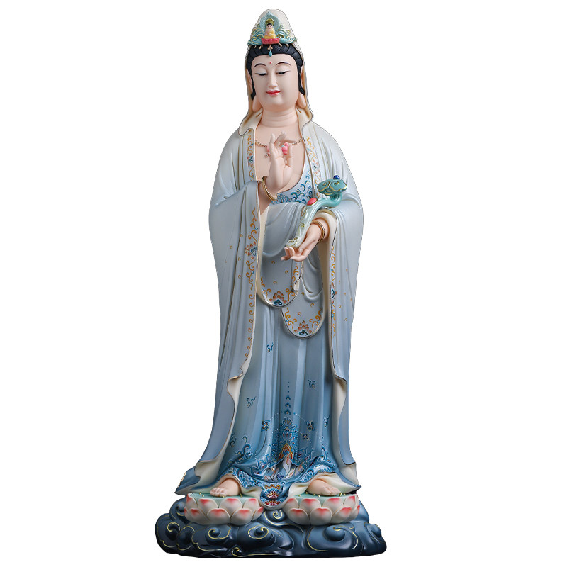 陶瓷如意祥云观音菩萨大师林建平
