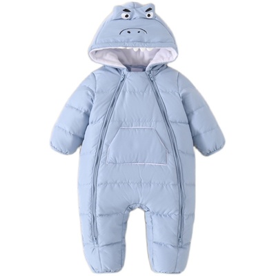 婴儿衣服宝宝连体衣羽绒