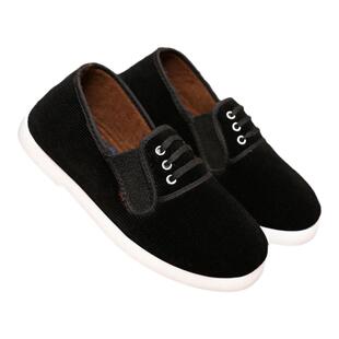 传统手工布鞋女款老北京一脚蹬单鞋春秋季软底女鞋防滑休闲工作鞋