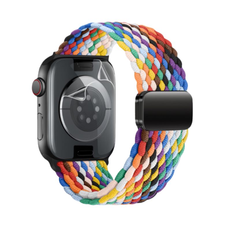 适用applewatchS11保护膜背后面软膜iwatch苹果手表水凝膜新款s10软膜传感器膜高清S9/S8屏幕贴膜se