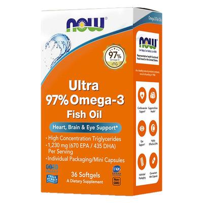NOW小知己Ultra97%深海鱼油36粒