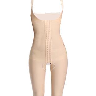 倩美无袖连体塑身衣美体收腹衣束腰开裆顺产塑形衣塑型衣五分裤女