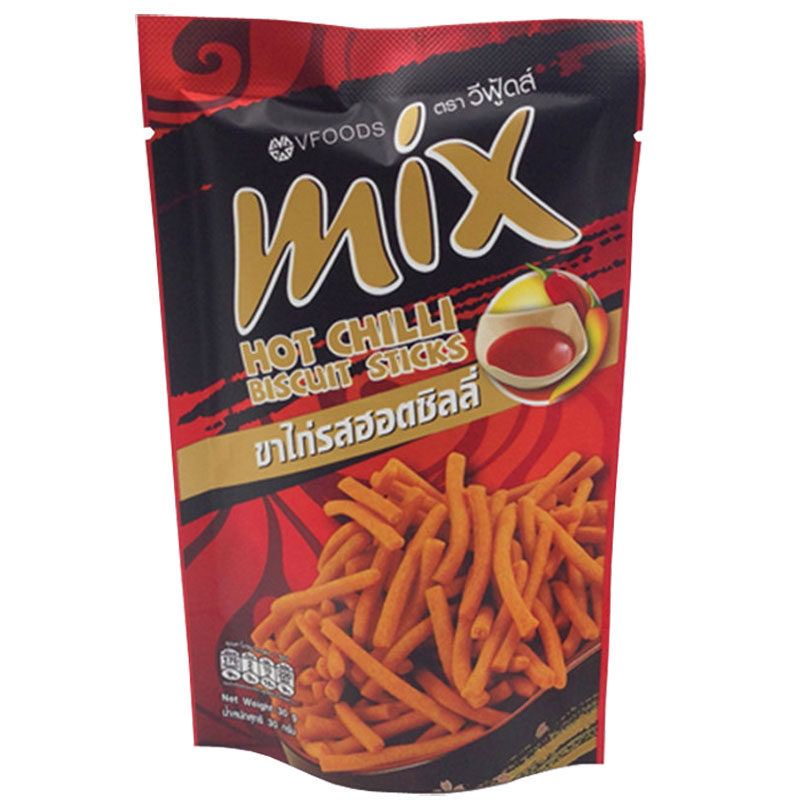泰国进口零食VFOODS MIX脆脆条30g网红休闲咪咪虾条薯条膨化食品