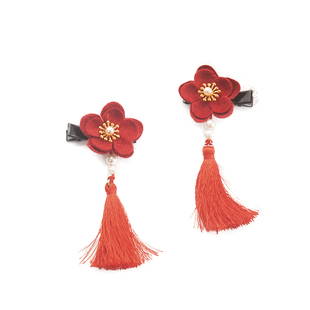 原创汉服儿童超仙头饰小对夹子宝宝古代古风流苏款固定网红同款