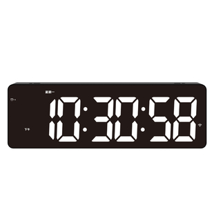 LED大数字电子钟自动对时智能桌面电视柜时钟客厅日期温度摆件GPS