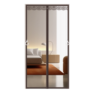 2026新款夏季防蚊门帘卧室魔术贴免打孔磁性自吸高档家用纱门沙帘