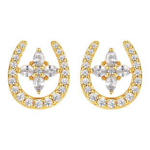 sunshifen Steloof掌星系列马蹄星耳钉耳饰精致百搭马年新年礼物