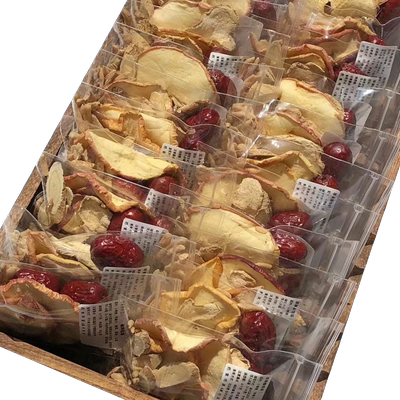 苹果黄芪麦冬红枣枸杞素颜水补气养血女人养生茶花茶生水果茶茶包