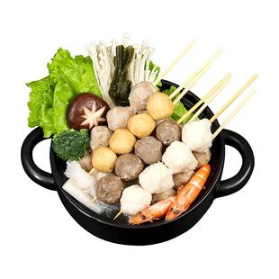 潮庭正宗潮汕墨鱼丸鱼丸组合2斤/4包 潮汕特产火锅烧烤丸子