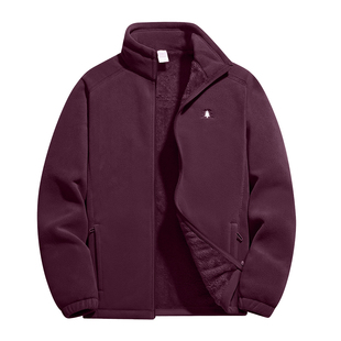 2026摇粒绒外套女款奥粒绒卫衣男装新款加绒加厚抓绒衣保暖绒开衫