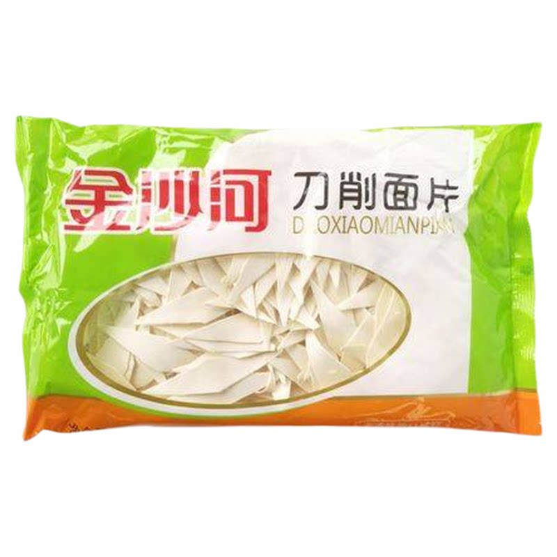 金沙河刀削原味速食面片不混汤
