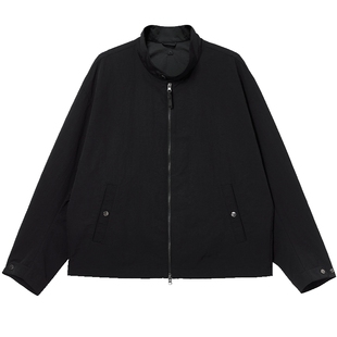 杰克琼斯男装春季新款精致刺绣商务休闲通勤简约宽松立领夹克外套