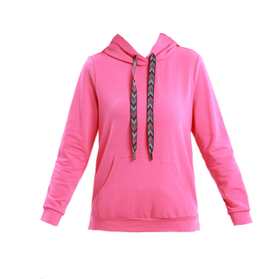 Gitti/吉蒂秋款减龄百搭连帽卫衣女棉宽松大码针织上衣G255263