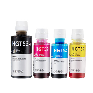 HP惠普墨仓式连供打印机专用墨水黑色GT53XL彩色gt52tank519 593 510 592 596 599 672 5820打印机非原装适用