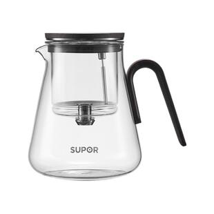 苏泊尔泡茶壶2026新款家用高档玻璃壶单壶茶水分离磁吸飘逸杯茶具