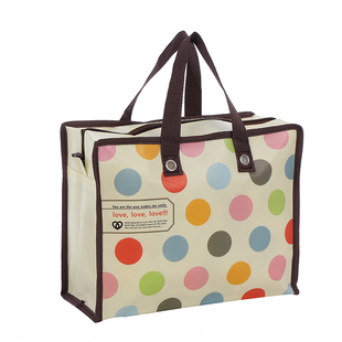 可爱女孩礼物手提袋彩色覆膜节庆礼品袋时尚印花服装包装购物袋