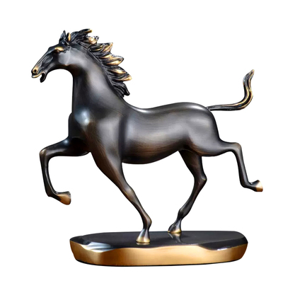 全铜祝福轻奢酒柜摆件马到成功