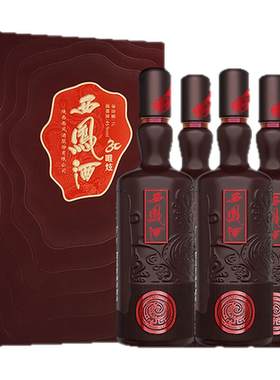 西凤酒45度唯炫凤香型节日商务送礼纯粮食酒白酒1000ml*4瓶