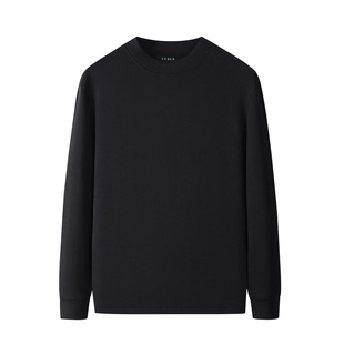 【亲肤莫代尔】斯得雅卫衣男2025秋季新款半高圆领百搭长袖T恤男