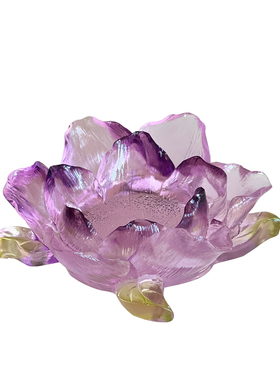 琉璃莲花杯托十二花神杯托