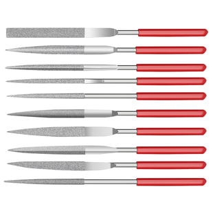 鹿仙子金刚石小锉刀玉石木雕打磨工具金属工业级手工套装什锦挫刀