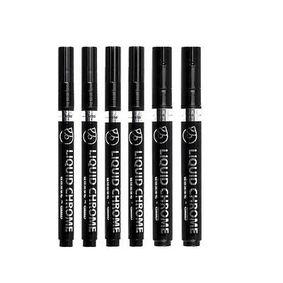 乐途电镀镜面银色金属镀铬笔