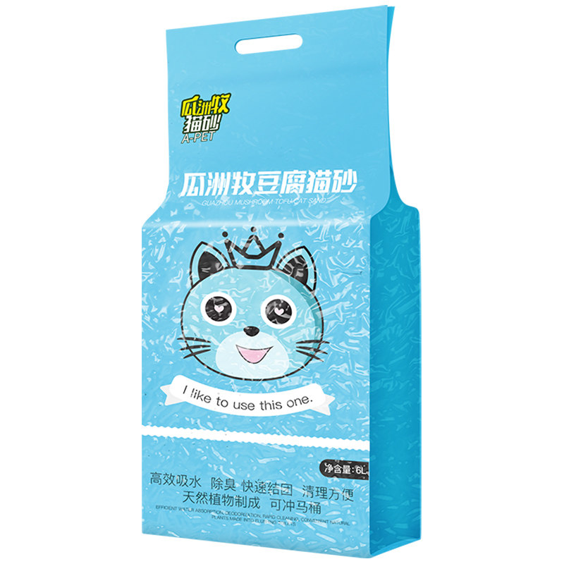 瓜洲牧豆腐猫砂包邮10公斤20斤除臭无尘豆腐砂渣猫咪用品猫沙大袋