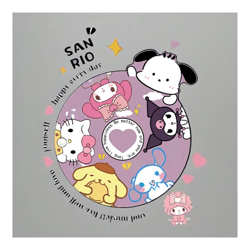 儿童房间门上挂牌公主女孩卧室墙面装饰全套hellokitty库洛米贴纸