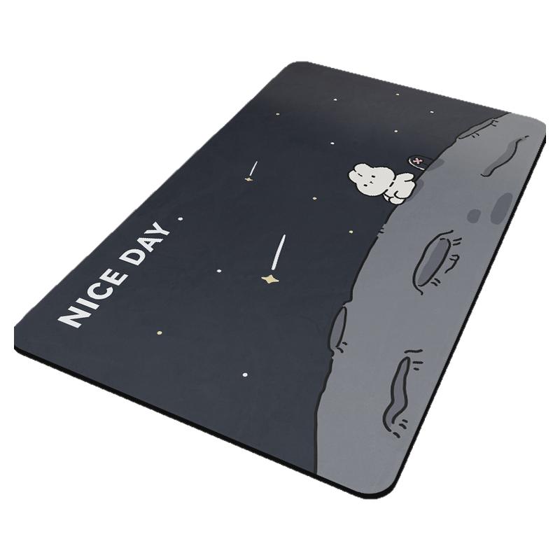 浴室吸水垫卫生间地垫门口简约软硅藻泥垫子卫浴防滑垫洗手间脚垫