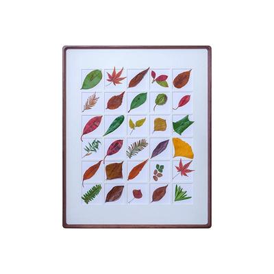 9宫格相框落叶diy手工装裱定制