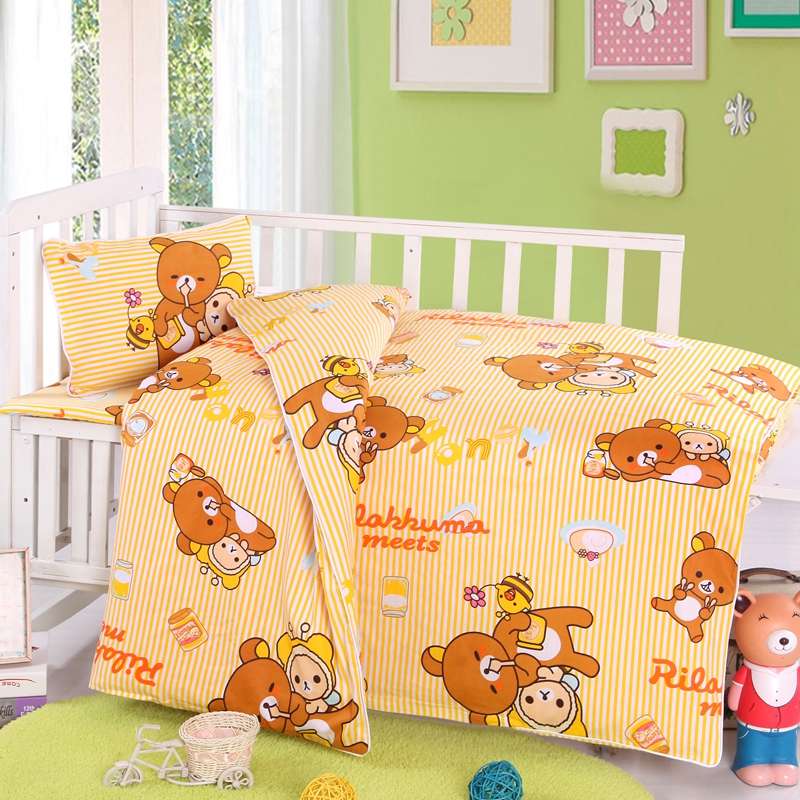 儿童纯棉被套120x150cm婴儿幼儿园宝卡通1.2米1.5全棉单件小被罩