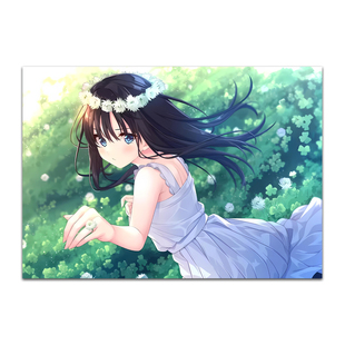 痴情哥哥与病弱妹妹的乡间生活海报背胶墙贴明日美动漫周边房间贴