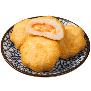 正宗鱼极鱼籽沙拉丸8粒豆捞鱼丸关东煮麻辣烫海鲜火锅食材160克