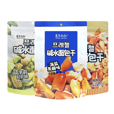 莫奈叔叔茉莉轻乳碱水面包干105g