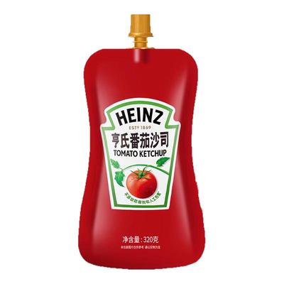 亨氏蕃茄沙司320g儿童0添加0脂肪意面汉堡薯条西红柿酱番茄酱商用