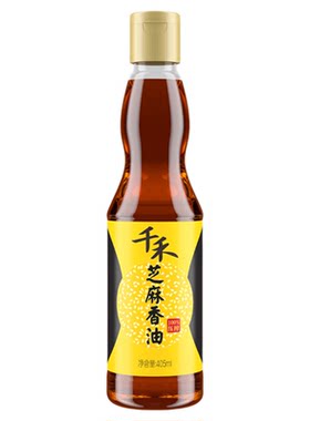 千禾芝麻香油405ml火锅油碟官方