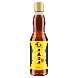 千禾芝麻香油405ml火锅油碟官方