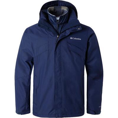 哥伦比亚防水抓绒三合一冲锋衣