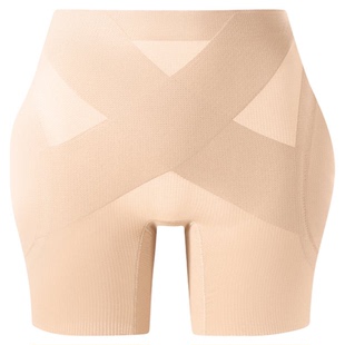 猫人丰胯收腹提臀裤高腰无痕假胯宽神器女士收小肚子自然款内裤女