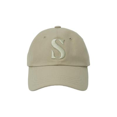 【自营】SATUR ARCHIVE2025斜纹棉S Logo棒球帽运动情侣鸭舌帽女