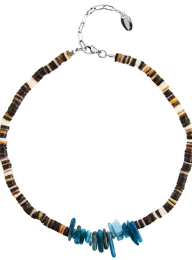 不规则项链自然论磷灰石海椰壳