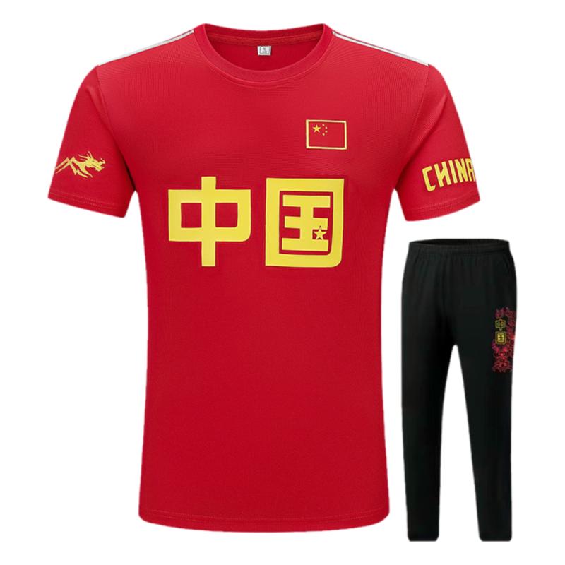 速干跆拳道武术灯笼裤套装男儿童运动套装